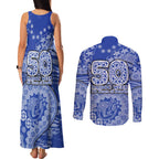 North Melbourne Kangaroos NAIDOC Week 2026 Couples Matching Tank Maxi Dress and Long Sleeve Button Shirt Australian Aboriginal Dot Art Dreamtime Pattern Style