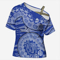 North Melbourne Kangaroos NAIDOC Week 2026 Cross Shoulder Shirt Australian Aboriginal Dot Art Dreamtime Pattern Style