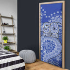 North Melbourne Kangaroos NAIDOC Week 2026 Door Cover Australian Aboriginal Dot Art Dreamtime Pattern Style