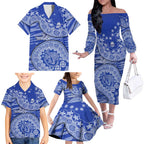 North Melbourne Kangaroos NAIDOC Week 2026 Family Matching Off The Shoulder Long Sleeve Dress and Hawaiian Shirt Australian Aboriginal Dot Art Dreamtime Pattern Style