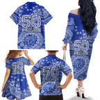 North Melbourne Kangaroos NAIDOC Week 2026 Family Matching Off The Shoulder Long Sleeve Dress and Hawaiian Shirt Australian Aboriginal Dot Art Dreamtime Pattern Style