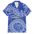 North Melbourne Kangaroos NAIDOC Week 2026 Family Matching Off The Shoulder Long Sleeve Dress and Hawaiian Shirt Australian Aboriginal Dot Art Dreamtime Pattern Style