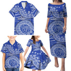 North Melbourne Kangaroos NAIDOC Week 2026 Family Matching Puletasi and Hawaiian Shirt Australian Aboriginal Dot Art Dreamtime Pattern Style