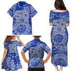 North Melbourne Kangaroos NAIDOC Week 2026 Family Matching Puletasi and Hawaiian Shirt Australian Aboriginal Dot Art Dreamtime Pattern Style
