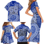 North Melbourne Kangaroos NAIDOC Week 2026 Family Matching Short Sleeve Bodycon Dress and Hawaiian Shirt Australian Aboriginal Dot Art Dreamtime Pattern Style