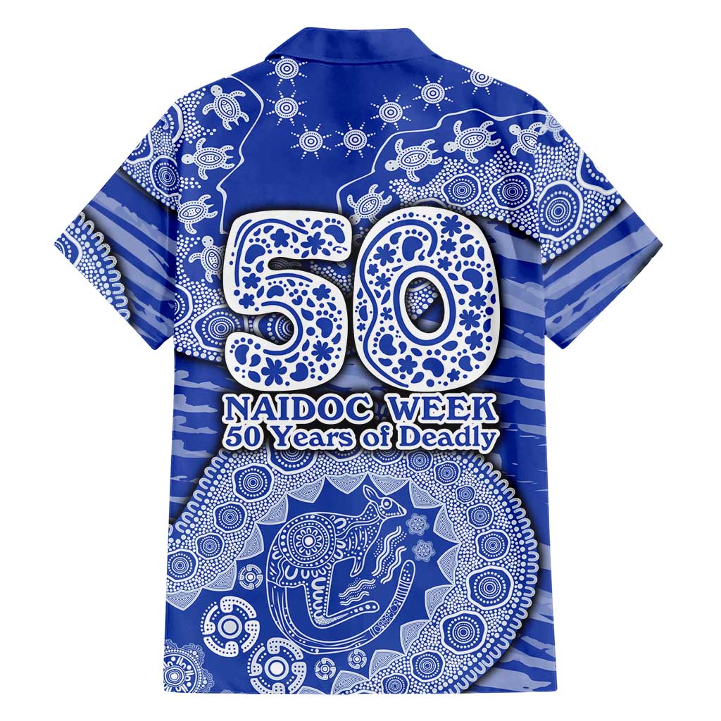 North Melbourne Kangaroos NAIDOC Week 2026 Family Matching Short Sleeve Bodycon Dress and Hawaiian Shirt Australian Aboriginal Dot Art Dreamtime Pattern Style
