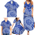 North Melbourne Kangaroos NAIDOC Week 2026 Family Matching Summer Maxi Dress and Hawaiian Shirt Australian Aboriginal Dot Art Dreamtime Pattern Style