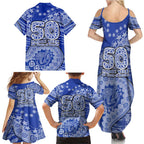 North Melbourne Kangaroos NAIDOC Week 2026 Family Matching Summer Maxi Dress and Hawaiian Shirt Australian Aboriginal Dot Art Dreamtime Pattern Style