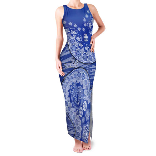 North Melbourne Kangaroos NAIDOC Week 2026 Family Matching Tank Maxi Dress and Hawaiian Shirt Australian Aboriginal Dot Art Dreamtime Pattern Style