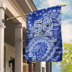 North Melbourne Kangaroos NAIDOC Week 2026 Garden Flag Australian Aboriginal Dot Art Dreamtime Pattern Style