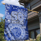 North Melbourne Kangaroos NAIDOC Week 2026 Garden Flag Australian Aboriginal Dot Art Dreamtime Pattern Style