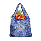 North Melbourne Kangaroos NAIDOC Week 2026 Grocery Bag Australian Aboriginal Dot Art Dreamtime Pattern Style