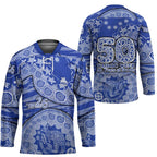 North Melbourne Kangaroos NAIDOC Week 2026 Hockey Jersey Australian Aboriginal Dot Art Dreamtime Pattern Style