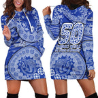 North Melbourne Kangaroos NAIDOC Week 2026 Hoodie Dress Australian Aboriginal Dot Art Dreamtime Pattern Style