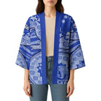 North Melbourne Kangaroos NAIDOC Week 2026 Kimono Australian Aboriginal Dot Art Dreamtime Pattern Style