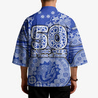 North Melbourne Kangaroos NAIDOC Week 2026 Kimono Australian Aboriginal Dot Art Dreamtime Pattern Style