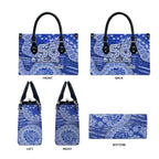 North Melbourne Kangaroos NAIDOC Week 2026 Leather Bag Australian Aboriginal Dot Art Dreamtime Pattern Style