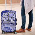 North Melbourne Kangaroos NAIDOC Week 2026 Luggage Cover Australian Aboriginal Dot Art Dreamtime Pattern Style