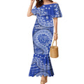 North Melbourne Kangaroos NAIDOC Week 2026 Mermaid Dress Australian Aboriginal Dot Art Dreamtime Pattern Style