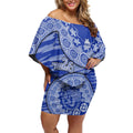 North Melbourne Kangaroos NAIDOC Week 2026 Off Shoulder Short Dress Australian Aboriginal Dot Art Dreamtime Pattern Style