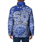 North Melbourne Kangaroos NAIDOC Week 2026 Padded Jacket Australian Aboriginal Dot Art Dreamtime Pattern Style
