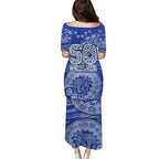 North Melbourne Kangaroos NAIDOC Week 2026 Puletasi Australian Aboriginal Dot Art Dreamtime Pattern Style