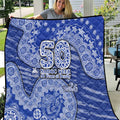 North Melbourne Kangaroos NAIDOC Week 2026 Quilt Australian Aboriginal Dot Art Dreamtime Pattern Style