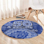 North Melbourne Kangaroos NAIDOC Week 2026 Round Carpet Australian Aboriginal Dot Art Dreamtime Pattern Style