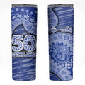 North Melbourne Kangaroos NAIDOC Week 2026 Skinny Tumbler Australian Aboriginal Dot Art Dreamtime Pattern Style