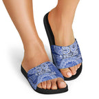 North Melbourne Kangaroos NAIDOC Week 2026 Slide Sandals Australian Aboriginal Dot Art Dreamtime Pattern Style