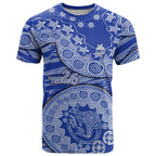 North Melbourne Kangaroos NAIDOC Week 2026 T Shirt Australian Aboriginal Dot Art Dreamtime Pattern Style