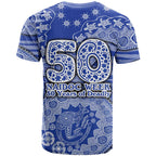 North Melbourne Kangaroos NAIDOC Week 2026 T Shirt Australian Aboriginal Dot Art Dreamtime Pattern Style