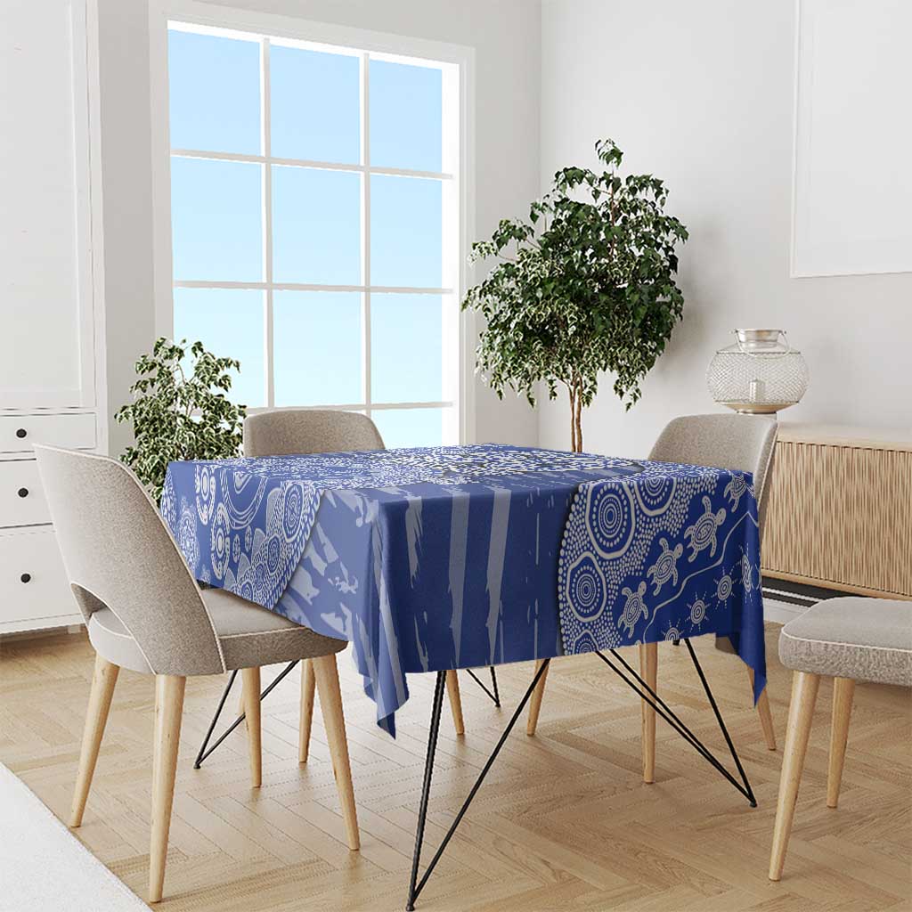North Melbourne Kangaroos NAIDOC Week 2026 Tablecloth Australian Aboriginal Dot Art Dreamtime Pattern Style