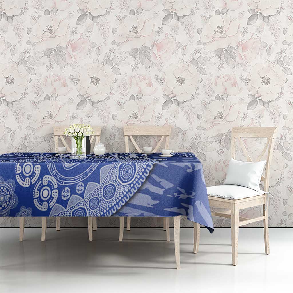 North Melbourne Kangaroos NAIDOC Week 2026 Tablecloth Australian Aboriginal Dot Art Dreamtime Pattern Style