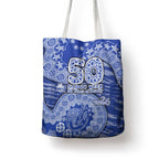 North Melbourne Kangaroos NAIDOC Week 2026 Tote Bag Australian Aboriginal Dot Art Dreamtime Pattern Style