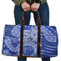 North Melbourne Kangaroos NAIDOC Week 2026 Travel Bag Australian Aboriginal Dot Art Dreamtime Pattern Style