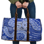 North Melbourne Kangaroos NAIDOC Week 2026 Travel Bag Australian Aboriginal Dot Art Dreamtime Pattern Style