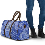 North Melbourne Kangaroos NAIDOC Week 2026 Travel Bag Australian Aboriginal Dot Art Dreamtime Pattern Style