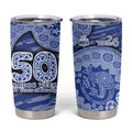 North Melbourne Kangaroos NAIDOC Week 2026 Tumbler Cup Australian Aboriginal Dot Art Dreamtime Pattern Style