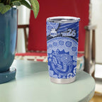 North Melbourne Kangaroos NAIDOC Week 2026 Tumbler Cup Australian Aboriginal Dot Art Dreamtime Pattern Style