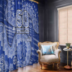 North Melbourne Kangaroos NAIDOC Week 2026 Window Curtain Australian Aboriginal Dot Art Dreamtime Pattern Style