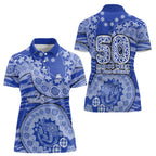 North Melbourne Kangaroos NAIDOC Week 2026 Women Polo Shirt Australian Aboriginal Dot Art Dreamtime Pattern Style