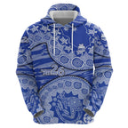 North Melbourne Kangaroos NAIDOC Week 2026 Zip Hoodie Australian Aboriginal Dot Art Dreamtime Pattern Style