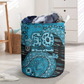 Port Adelaide NAIDOC Week 2026 Laundry Basket Australian Aboriginal Dot Art Dreamtime Pattern Style
