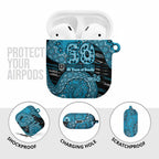 Port Adelaide NAIDOC Week 2026 AirPods Case Australian Aboriginal Dot Art Dreamtime Pattern Style
