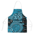 Port Adelaide NAIDOC Week 2026 Apron Australian Aboriginal Dot Art Dreamtime Pattern Style