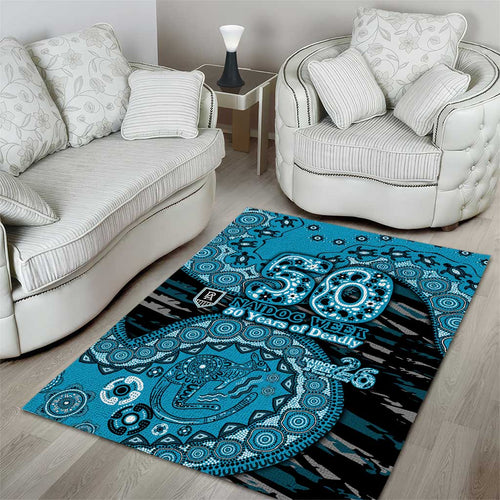 Port Adelaide NAIDOC Week 2026 Area Rug Australian Aboriginal Dot Art Dreamtime Pattern Style