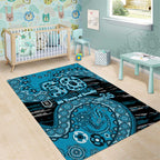 Port Adelaide NAIDOC Week 2026 Area Rug Australian Aboriginal Dot Art Dreamtime Pattern Style