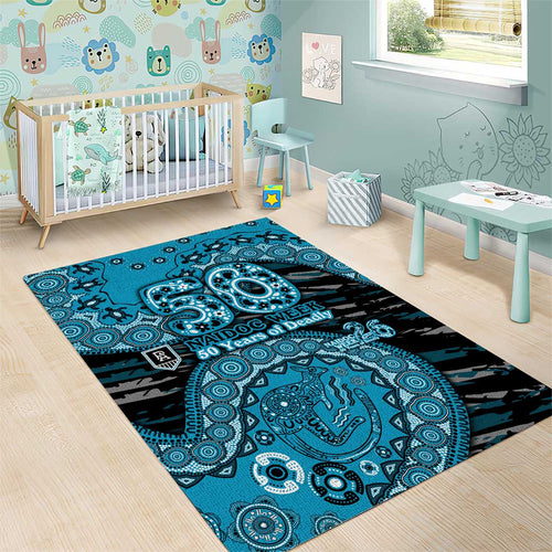 Port Adelaide NAIDOC Week 2026 Area Rug Australian Aboriginal Dot Art Dreamtime Pattern Style