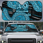 Port Adelaide NAIDOC Week 2026 Auto Sun Shade Australian Aboriginal Dot Art Dreamtime Pattern Style